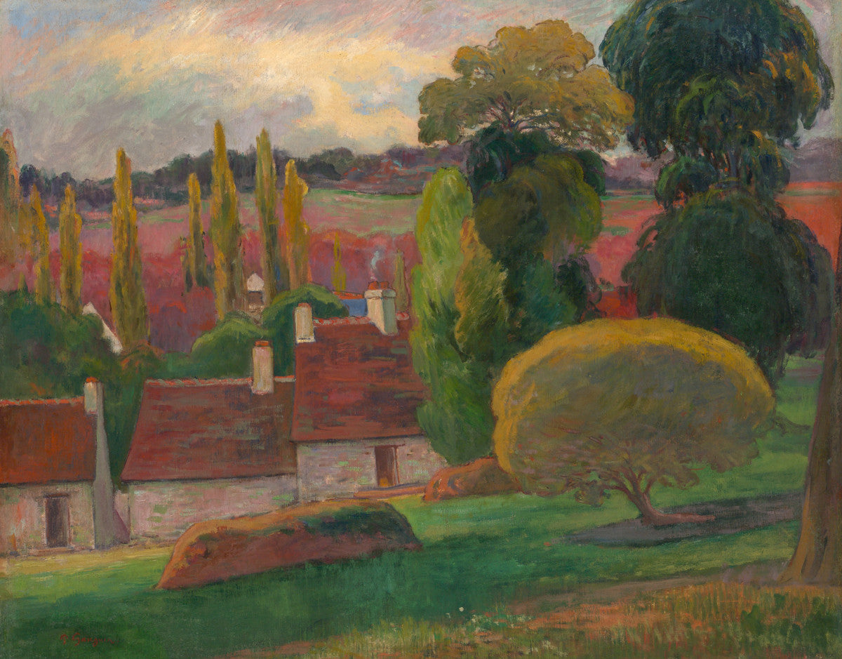 Paul Gauguin - A Farm in Brittany-Reproduction-Get Custom Art