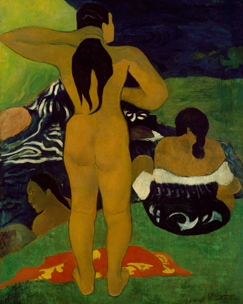 Paul Gauguin - Tahitian Women Bathing-Reproduction-Get Custom Art