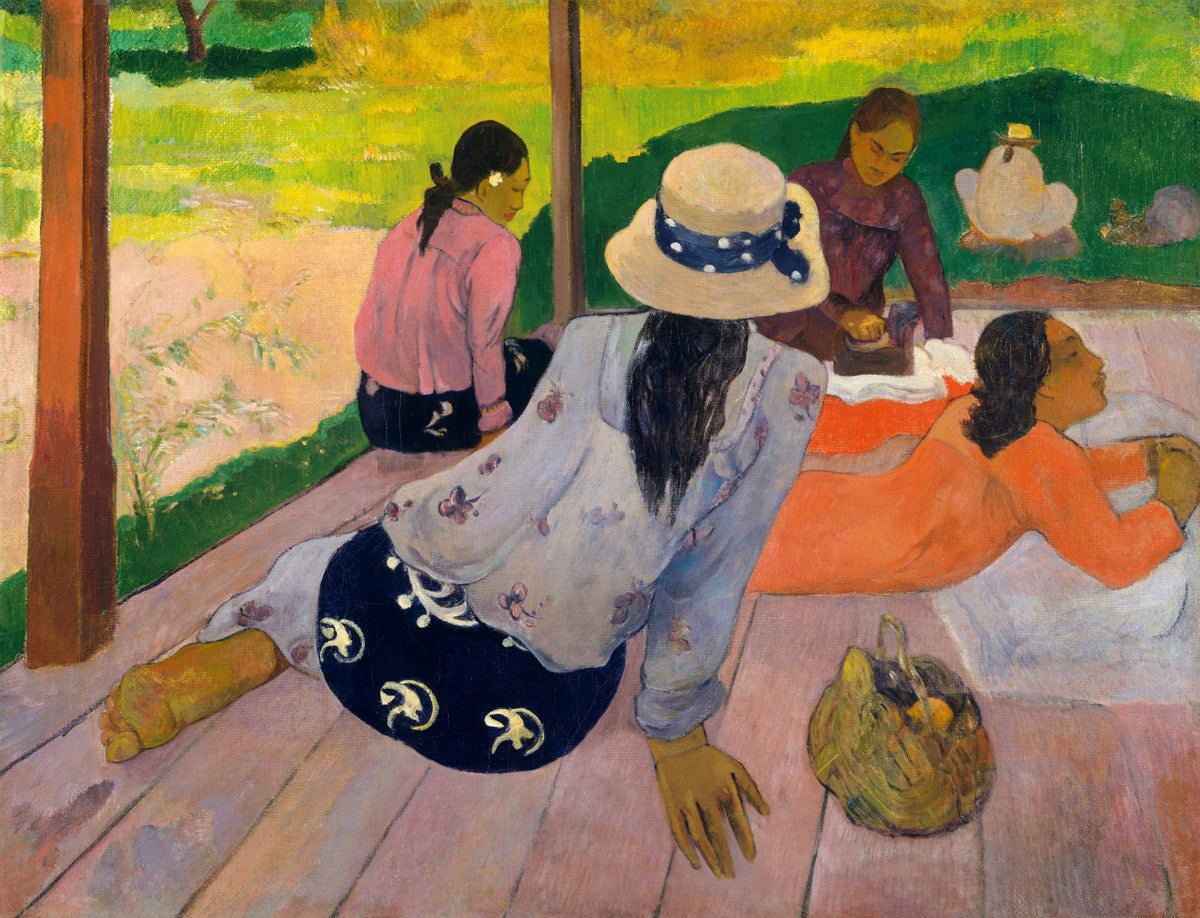 Paul Gauguin - The Siesta-Reproduction-Get Custom Art