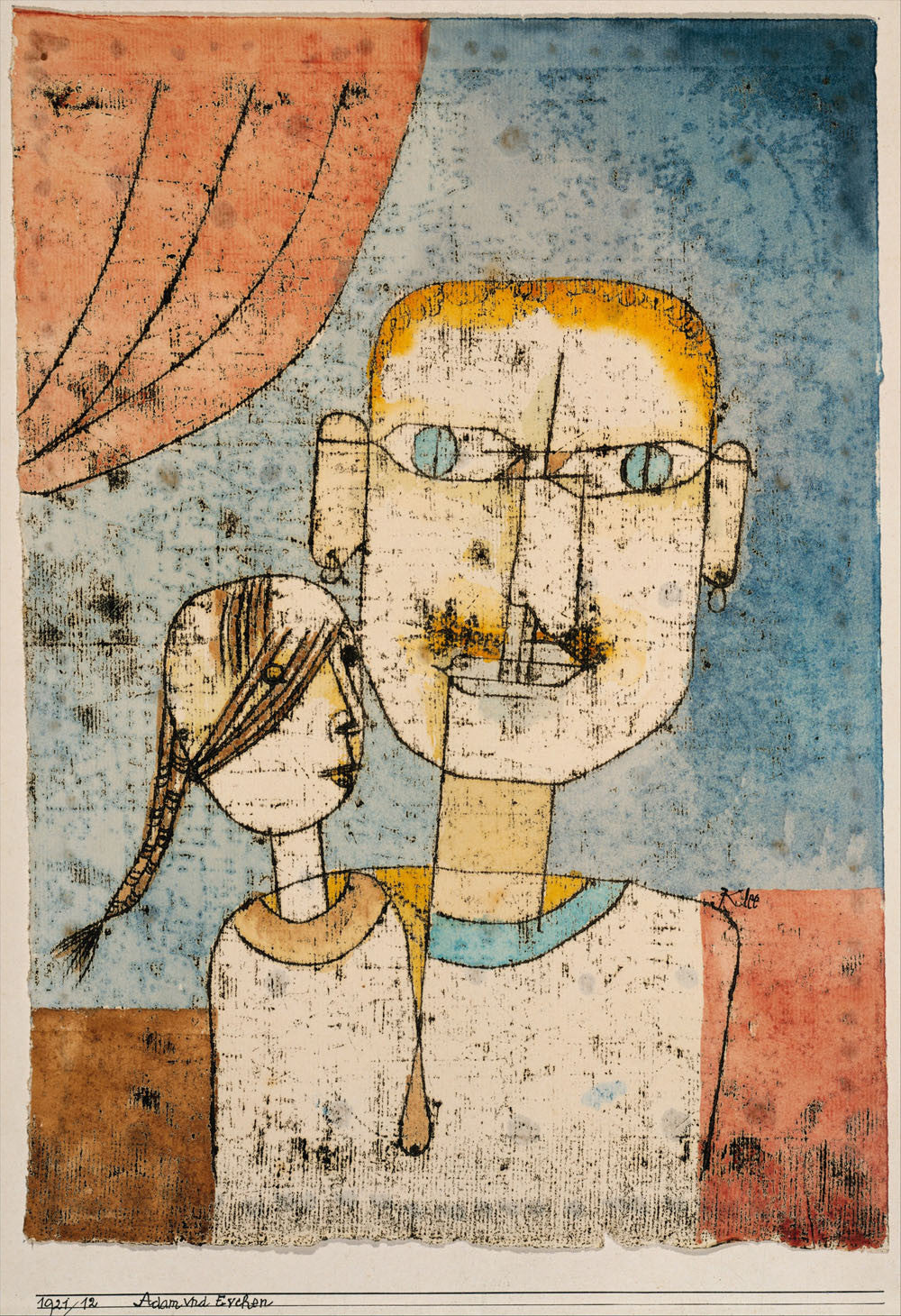 Paul Klee - Adam and Little Eve-Reproduction-Get Custom Art