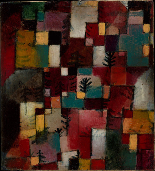 Paul Klee - Redgreen and Violet Yellow Rhythms