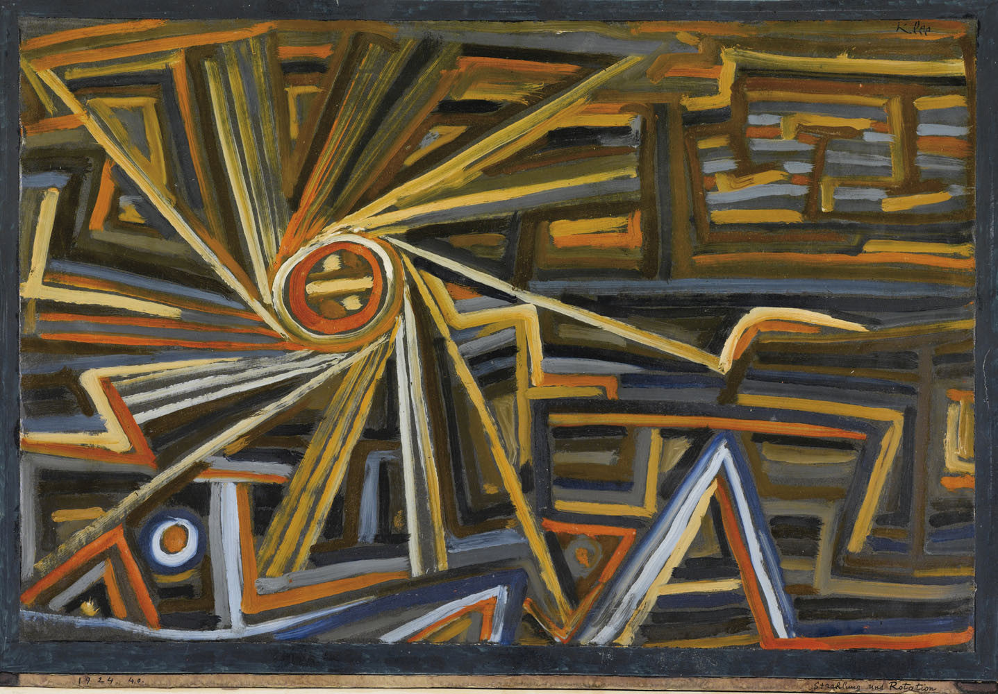Paul Klee - Strahlung Und Rotation-Reproduction-Get Custom Art