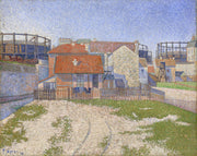 Paul Signac - Gasometers at Clichy-Reproduction-Get Custom Art