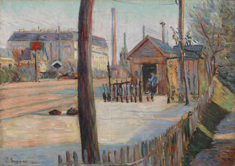 Paul Signac - Railway junction near Bois Colombes-Reproduction-Get Custom Art