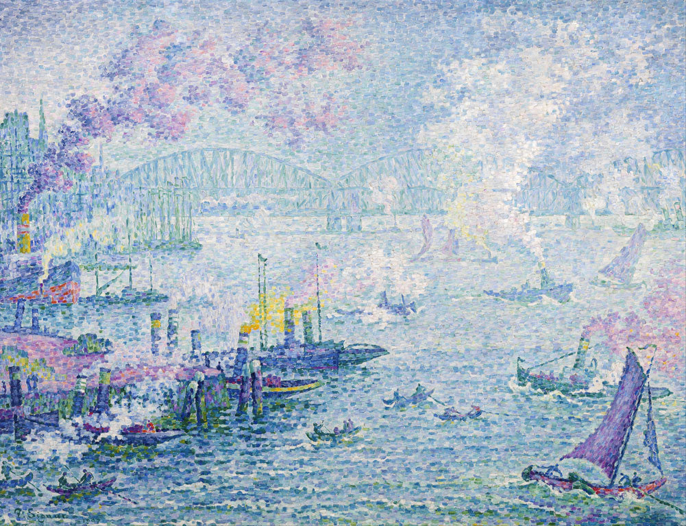 Paul Signac - The Port of Rotterdam-Reproduction-Get Custom Art