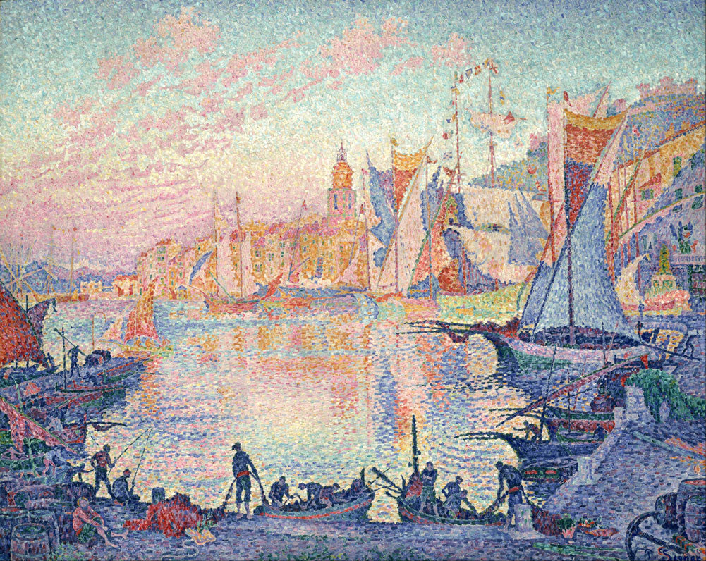 Paul Signac - The Port of Saint Tropez-Reproduction-Get Custom Art
