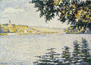 Paul Signac - View of the Seine at Herblay-Reproduction-Get Custom Art