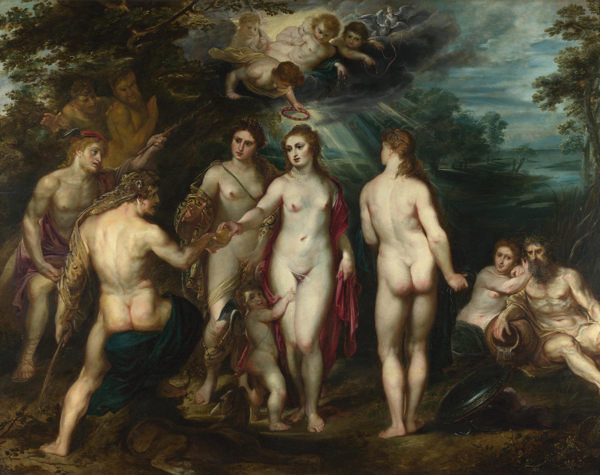 Peter Paul Rubens - The Judgment of Paris (1639)-Reproduction-Get Custom Art