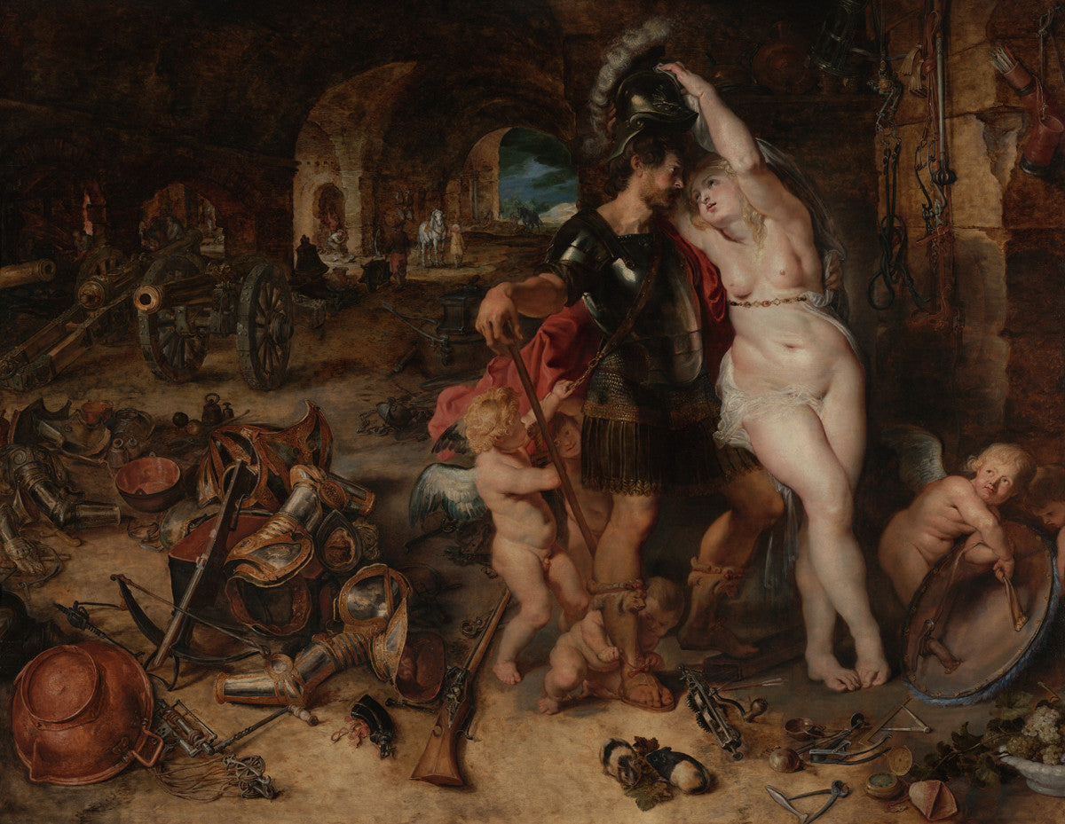 Peter Paul Rubens - The Return from War Mars Disarmed by Venus-Reproduction-Get Custom Art