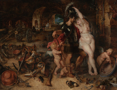 Peter Paul Rubens - The Return from War Mars Disarmed by Venus
