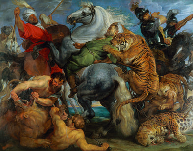Peter Paul Rubens - Tiger, Lion and Leopard Hunt