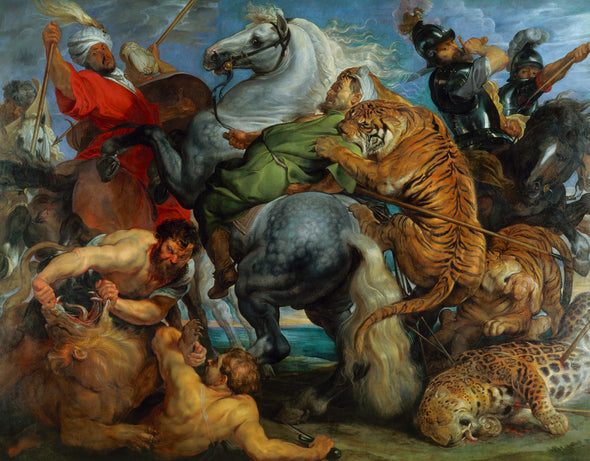 Peter Paul Rubens - Tiger, Lion and Leopard Hunt