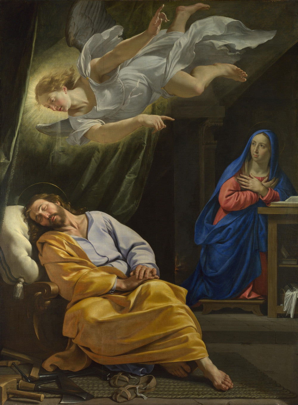 Philippe de Champaigne - Dream Saint Joseph