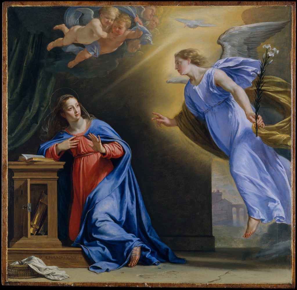 Philippe de Champaigne - The Annunciation-Reproduction-Get Custom Art