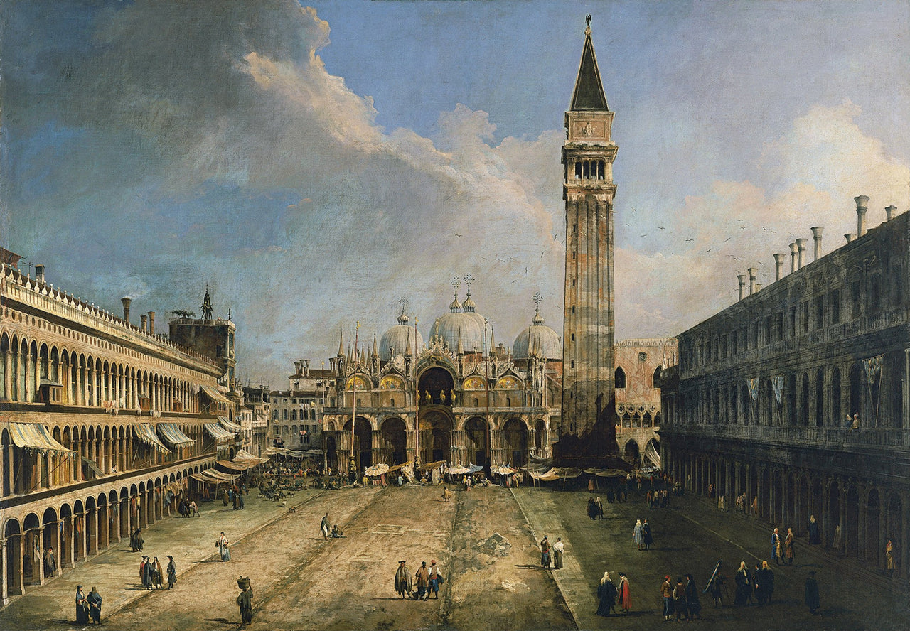Canaletto - Piazza San Marco, Venice-Reproduction-Get Custom Art