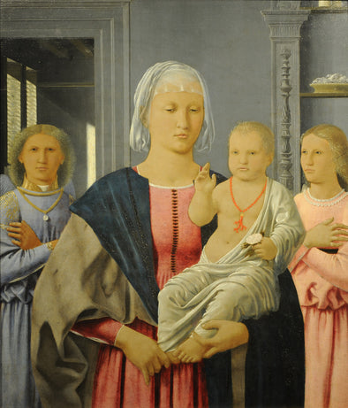 Piero della Francesca - Madonna and Child with Two Angels (Senigallia Madonna)