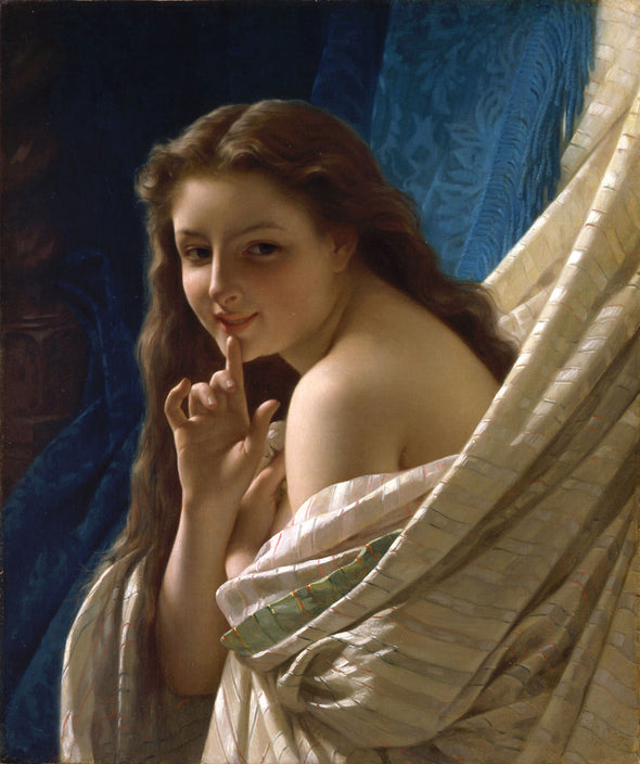 Pierre-Auguste Cot - Portrait Of Young Woman