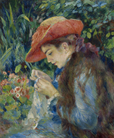 Pierre-Auguste Renoir - Marie Thérèse Durand Ruel Sewing