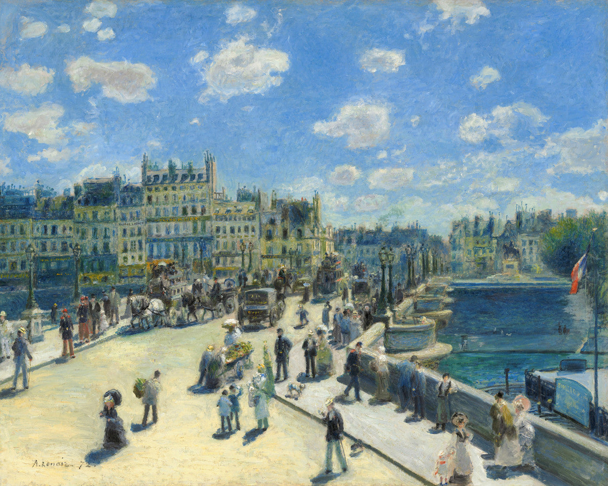 Pierre-Auguste Renoir - Pont Neuf-Reproduction-Get Custom Art