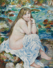 Pierre-Auguste Renoir - Seated Bather-Reproduction-Get Custom Art