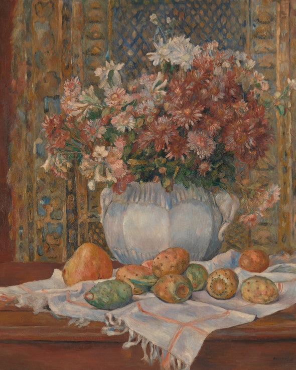 Pierre-Auguste Renoir - Still Life with Flowers and Prickly Pears