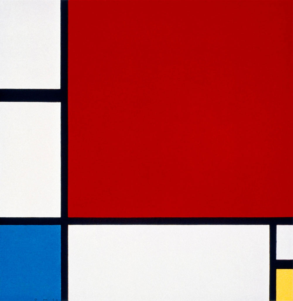 Piet Mondrian - Composition in Red Yellow and Blue