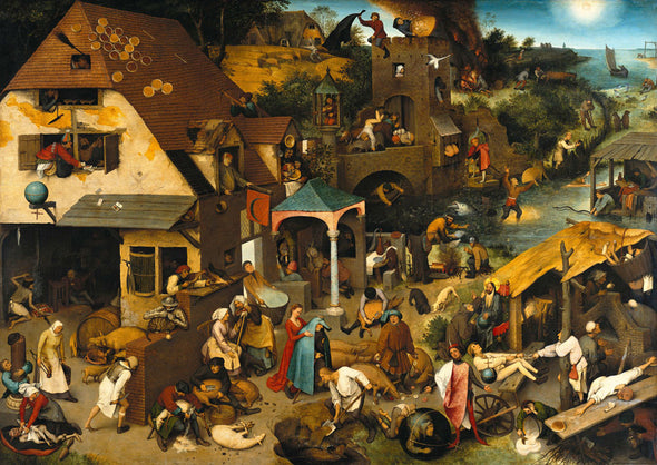 Pieter Bruegel - The Elder Netherlandish Proverbs