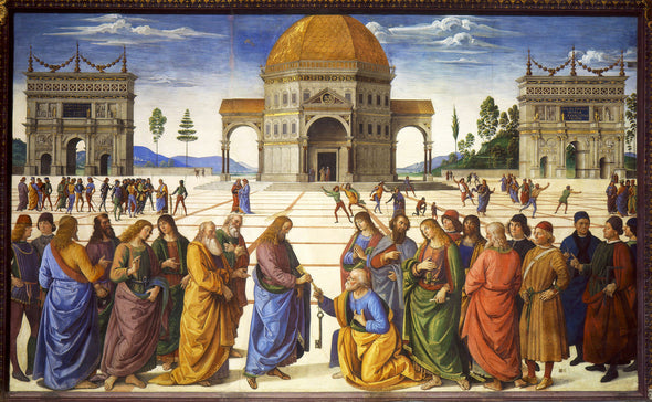 Pietro Perugino - Christ Handing the Keys to St. Peter