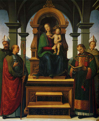 Pietro Perugino - Madonna and Child with Saints