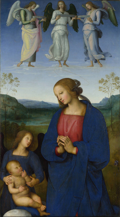 Pietro Perugino - The Virgin and Child with an Angel