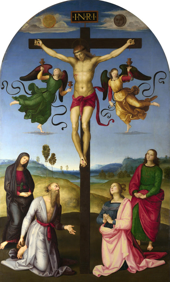 Raphael - Crucifixion with the Virgin, Saints and Angels