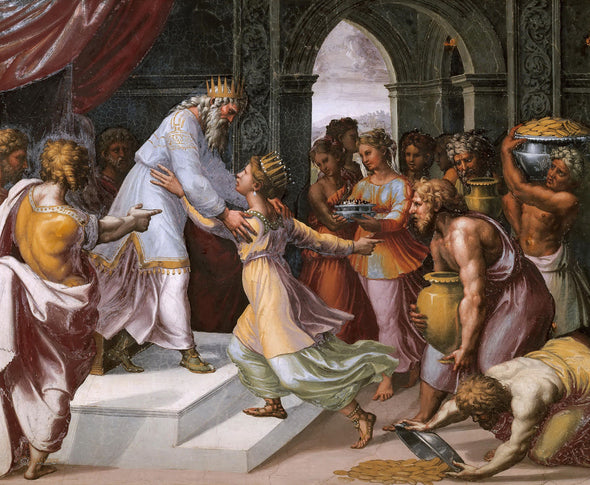 Raphael - Queen of Sheba and Solomon