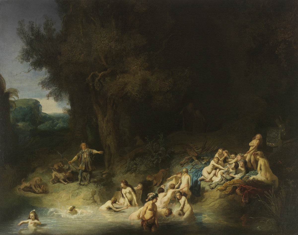 Rembrandt - Diana with Actaeon and Calisto-Reproduction-Get Custom Art