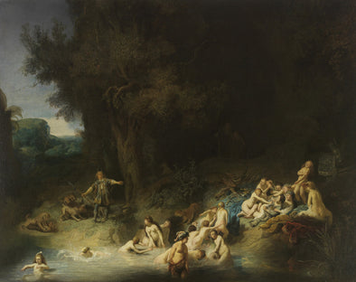 Rembrandt - Diana with Actaeon and Calisto