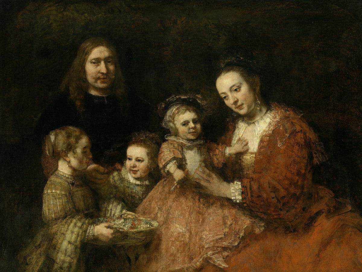 Rembrandt - Family Group-Reproduction-Get Custom Art