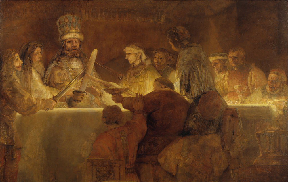 Rembrandt - The Conspiracy of Claudius Civilis-Reproduction-Get Custom Art