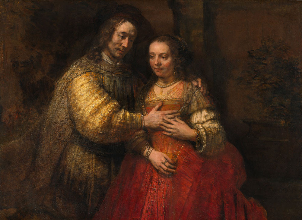 Rembrandt - The Jewish Bride-Reproduction-Get Custom Art