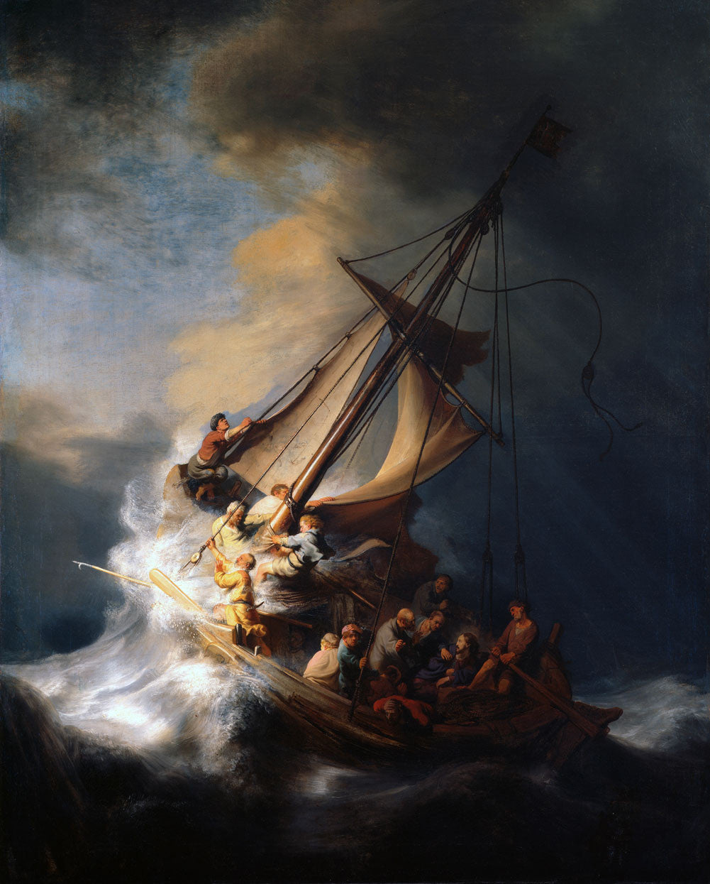 Rembrandt - The Storm on the Sea of Galilee-Reproduction-Get Custom Art
