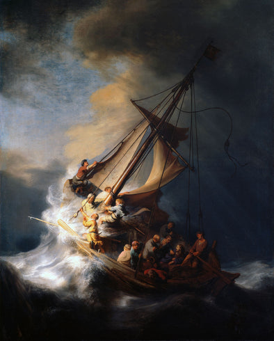 Rembrandt  - The Storm on the Sea of Galilee