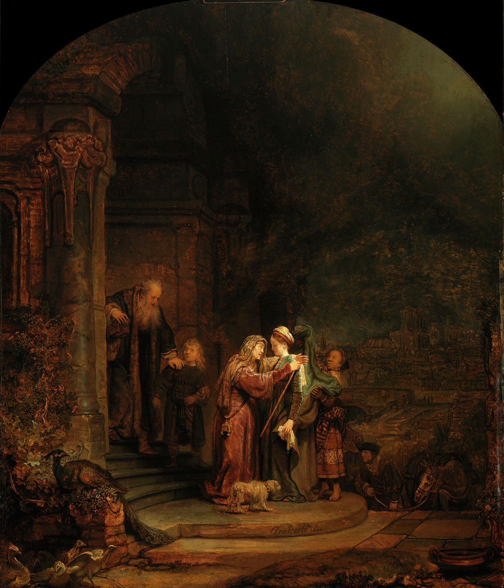 Rembrandt - The Visitation-Reproduction-Get Custom Art