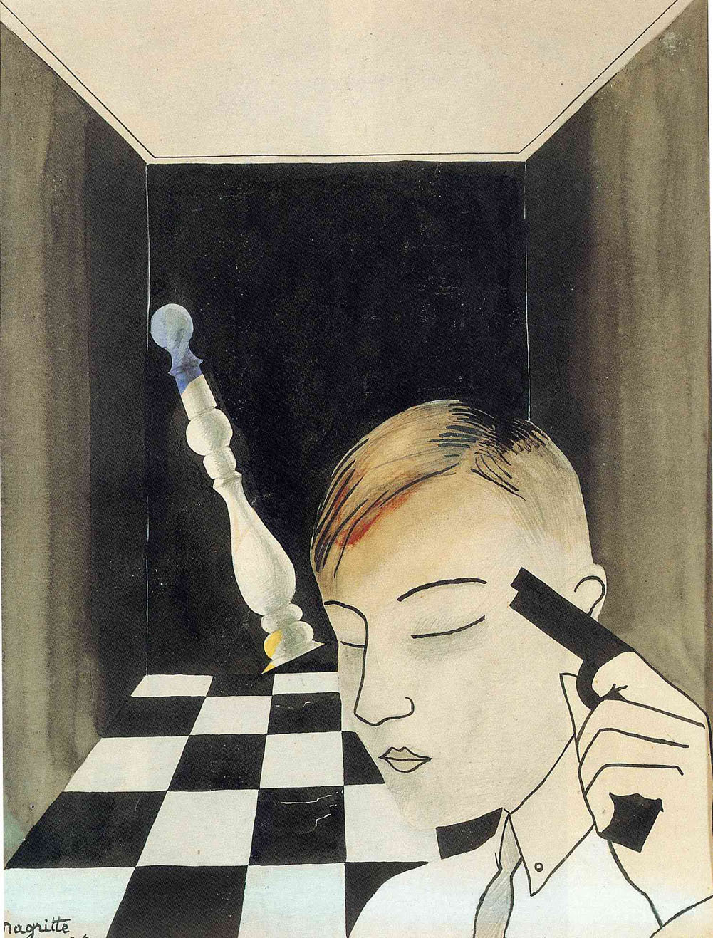 René Magritte - Checkmate-Reproduction-Get Custom Art