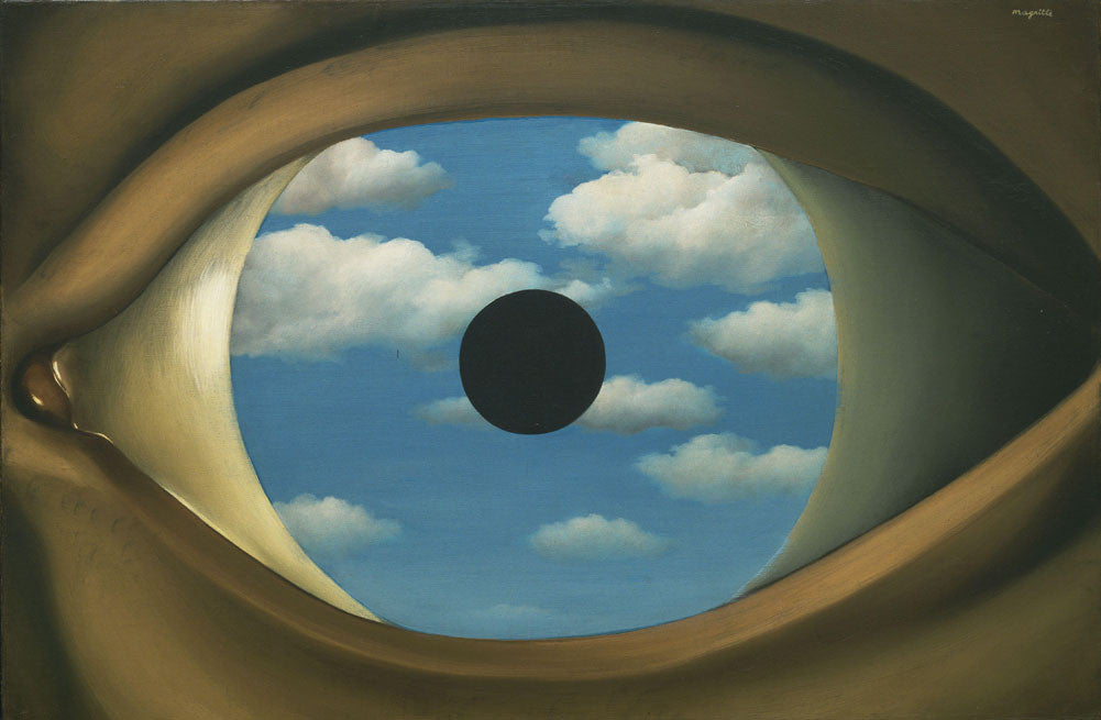René Magritte - False Mirror-Reproduction-Get Custom Art