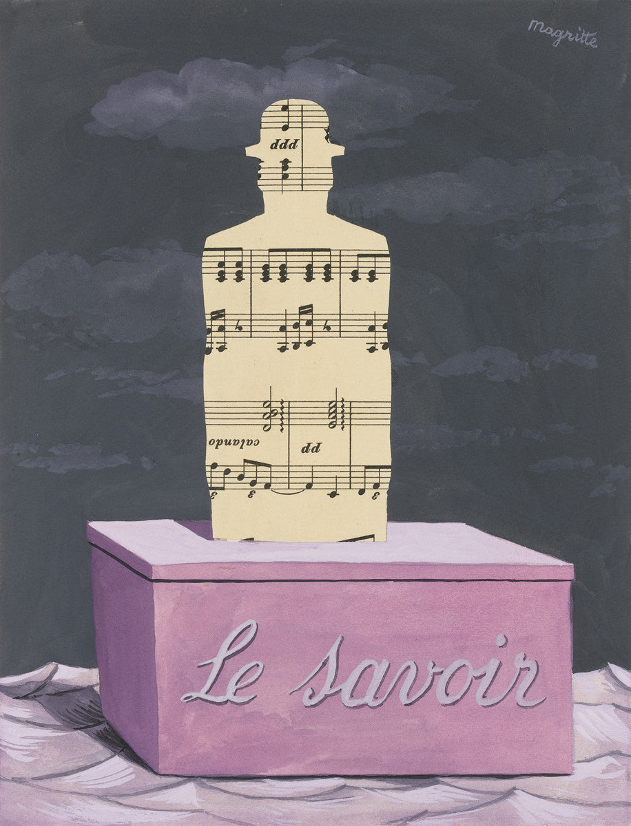 René Magritte - L'usage De La Parole-Reproduction-Get Custom Art