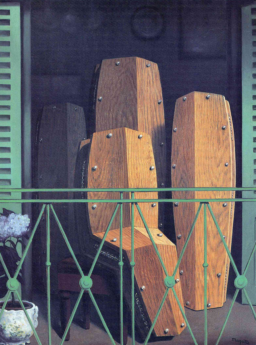 René Magritte - Manet S Balcony-Reproduction-Get Custom Art