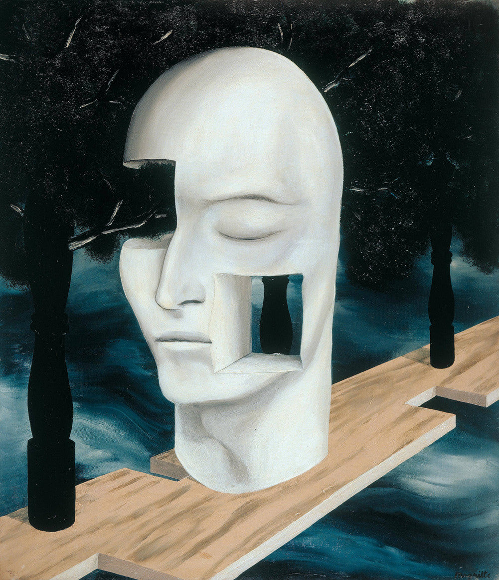 René Magritte - The Face of Genius-Reproduction-Get Custom Art
