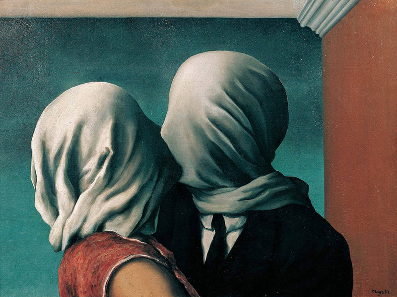 René Magritte - The Lovers-Reproduction-Get Custom Art