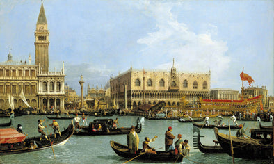 Canaletto - Return of the Bucintoro to the Molo on Ascension Day