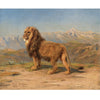 Rosa Bonheur - Lion in a Mountainous Landscape