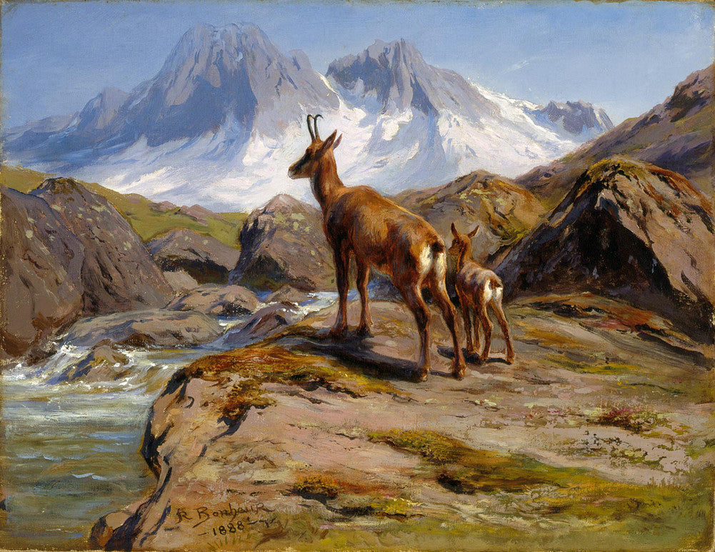 Rosa Bonheur - Mother and Baby-Reproduction-Get Custom Art
