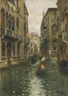 Rubens Santoro - A Family Outing on a Venetian Canal